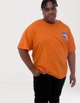 Thumbnail for your product : ASOS Design DESIGN Plus NASA oversized t-shirt in orange