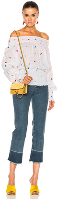 Suno Smocked Embroidered Blouse