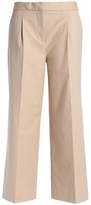 Thumbnail for your product : Moschino Boutique Pleated Cotton-Blend Culottes