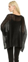 Thumbnail for your product : Donna Karan Long Sleeve Poncho Top