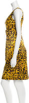 Thumbnail for your product : Gianni Versace Silk Abstract Print Dress