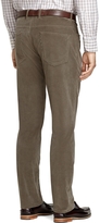 Thumbnail for your product : Brooks Brothers Plain-Front Taupe Five-Pocket Corduroy Trousers