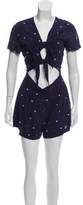 Thumbnail for your product : Morgan Lane Rina Embroidered Romper w/ Tags
