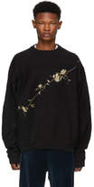 Thumbnail for your product : Haider Ackermann Black Floral Embroidered Sweatshirt