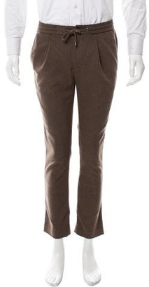 Michael Kors Collection Pleated Wool Joggers