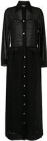 Thumbnail for your product : LANVIN Pre-Owned Semi-Sheer Shirt Dress