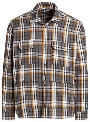 tall slim flannel shirt