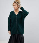 Thumbnail for your product : Oneon OneOn Hand Knitted V-Neck Oversized Jumper