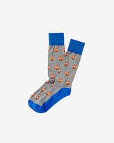 Thumbnail for your product : Express Fox Print Dress Socks