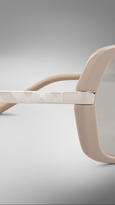 Thumbnail for your product : Burberry Trench Collection Oversize Faceted Frame Sunglasses
