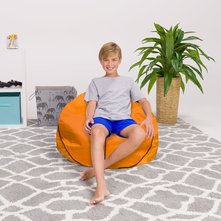 Posh Creations Bean Bag Chair, Kids, 3 ft, Basketball