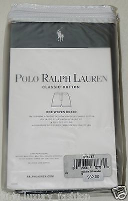 Polo Ralph Lauren Men's Big & Tall Woven Boxer 44 46 48 50 52 54 56 B Blue Green