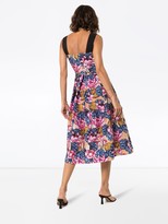 Thumbnail for your product : Mary Katrantzou Crystal floral print midi dress