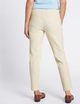 Thumbnail for your product : Marks and Spencer Textured Tapered Leg Trousers
