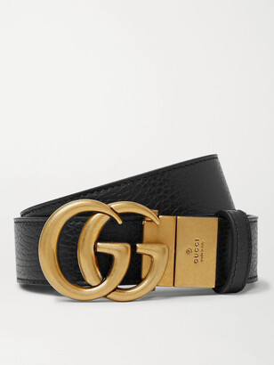 black and gold gucci belt mens