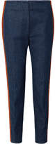 Thumbnail for your product : Calvin Klein Striped Slim-leg Jeans
