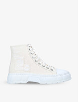 Thumbnail for your product : Virón 1982 High-Top Recycled Canvas Trainers
