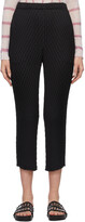 Thumbnail for your product : Issey Miyake Black Temporary Room Pleats Solid Trousers