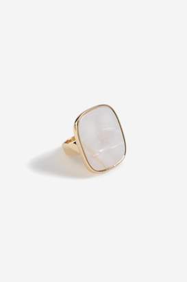 Topshop Square Shell Rings
