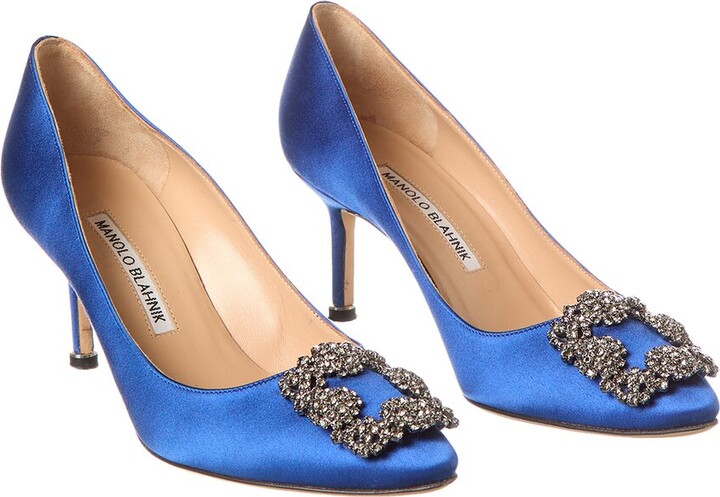 Manolo Blahnik Hangisi 70 Satin Pump