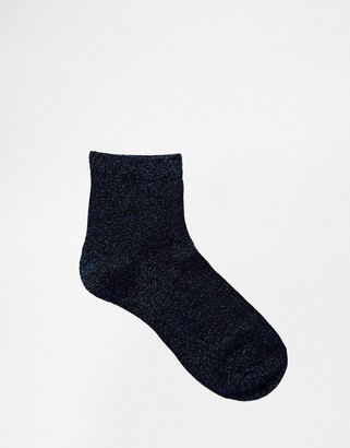 ASOS Glitter Ankle Socks