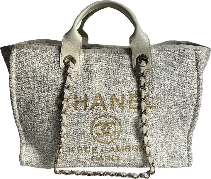 Chanel Tweed tote - ShopStyle