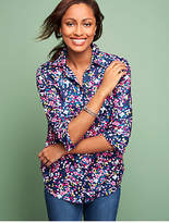 Thumbnail for your product : Talbots Classic Cotton Shirt - Floral Dot Print