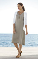 Thumbnail for your product : J. Jill Pure Jill angled-hem linen tank dress