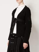 Thumbnail for your product : Sacai belted cardigan