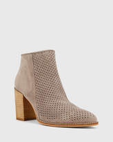 Thumbnail for your product : Haruko Perforated Block Heel Ankle Boots