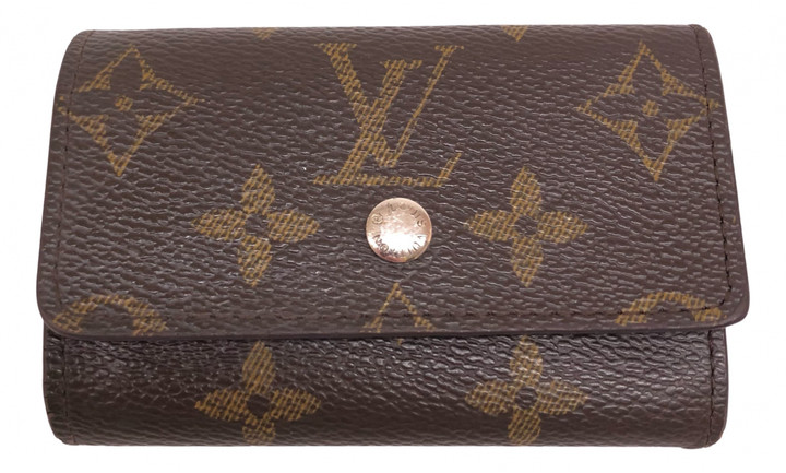 Louis Vuitton Brown Cloth Purses, wallets & cases