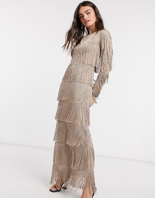 maxi column dress