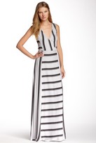 Thumbnail for your product : Ella Moss Anabel Stripe Surplice Maxi Dress