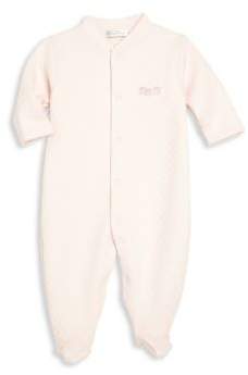 Kissy Kissy Baby's ABC Blocks Embroidered Jacquard Footie