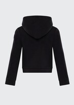 Thumbnail for your product : Moncler Girl's Quilted Zip-Up Fleece Hooded Jacket, Size 4-6