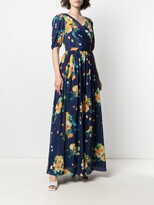 Thumbnail for your product : Boutique Moschino Floral-Print Wrap Dress