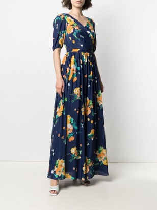 Boutique Moschino Floral-Print Wrap Dress