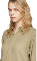 Thumbnail for your product : Ami Alexandre Mattiussi Tan Oversized Button Down Shirt