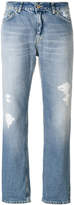 Thumbnail for your product : Dondup distressed cropped jeans