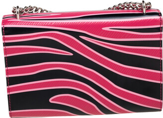 Louis Vuitton Multicolor Zebra Print Leather Chain Louise MM Bag