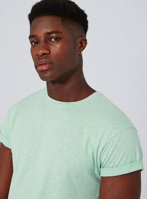 Topman Mint Green Muscle Fit T-Shirt