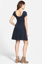 Thumbnail for your product : Soprano Lace Cap Sleeve Skater Dress (Juniors)