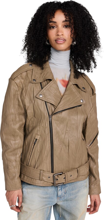 Acne Studios Leather Biker Jacket