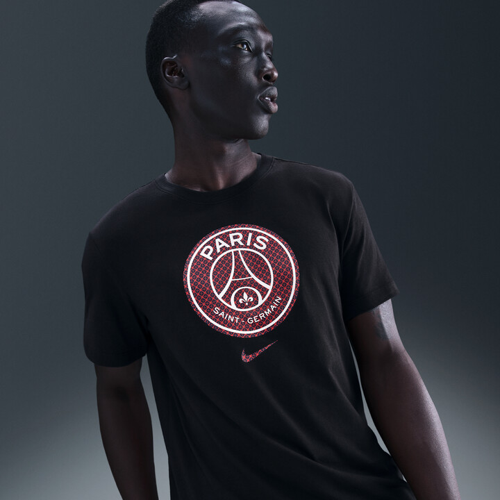 Paris Saint-Germain Nike Men's Soccer T-Shirt in Black | HQ8328-010