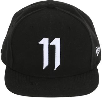 11 By Boris Bidjan Saberi Logo Embroidered Canvas Baseball Hat