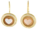 Thumbnail for your product : Ippolita 18K Diamond, Quartz & Shell Cameo Heart Earrings w/ Tags