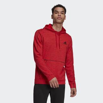 adidas Essentials Mélange Embroidered Small Logo Hoodie - ShopStyle