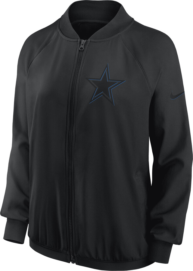 Dallas Cowboys Nike Women's Dri-FIT NFL Full-Zip Jacket in Black | 01N800A7RD-PZR