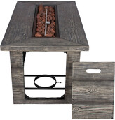 Thumbnail for your product : Shine Co. Merida 48In Rectangular Outdoor Propane Gas Fire Pit Table