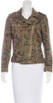 Thumbnail for your product : Current/Elliott Army Camo Biker Jacket